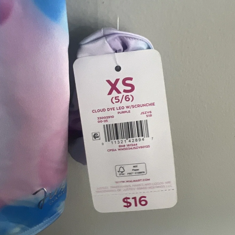 Girls Size 5/6 Justice Dance Gym Swim Suit